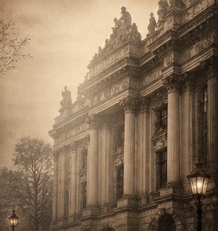 Classical European architecture of the Rothschild estates